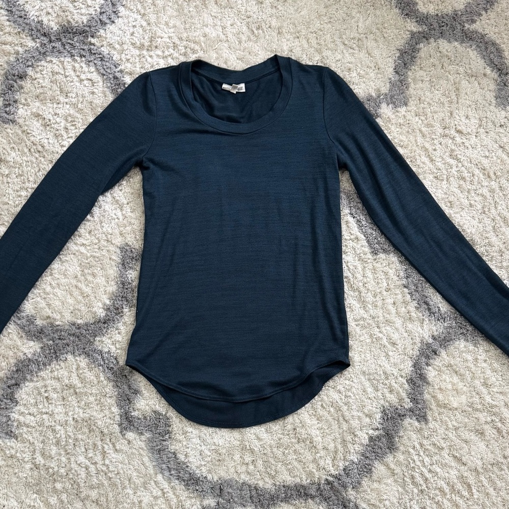 Wilfred Free Fitted Long Sleeve Dark Teal